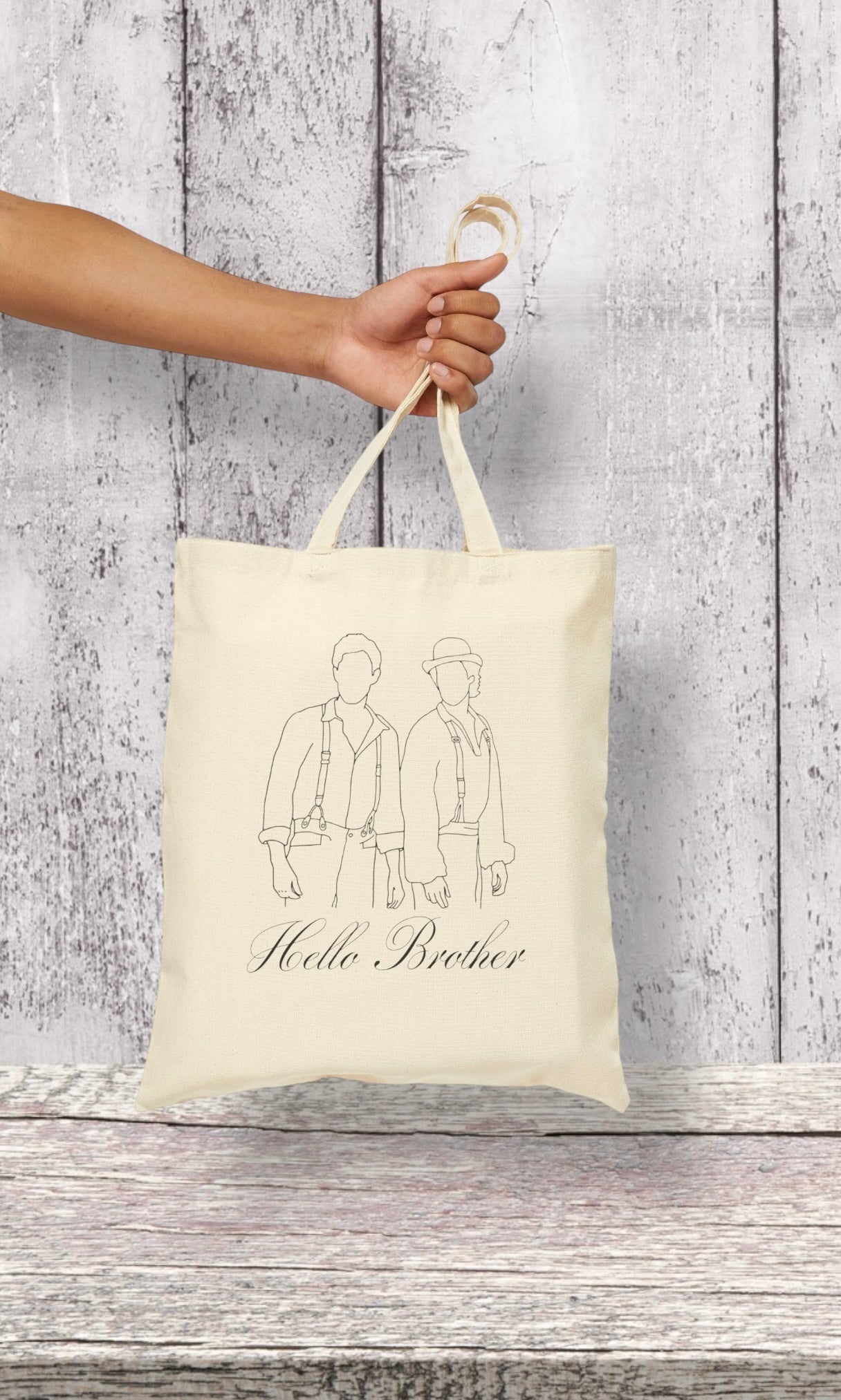 ‘Hello, Brother’ tvd inspired Canvas Tote Bag