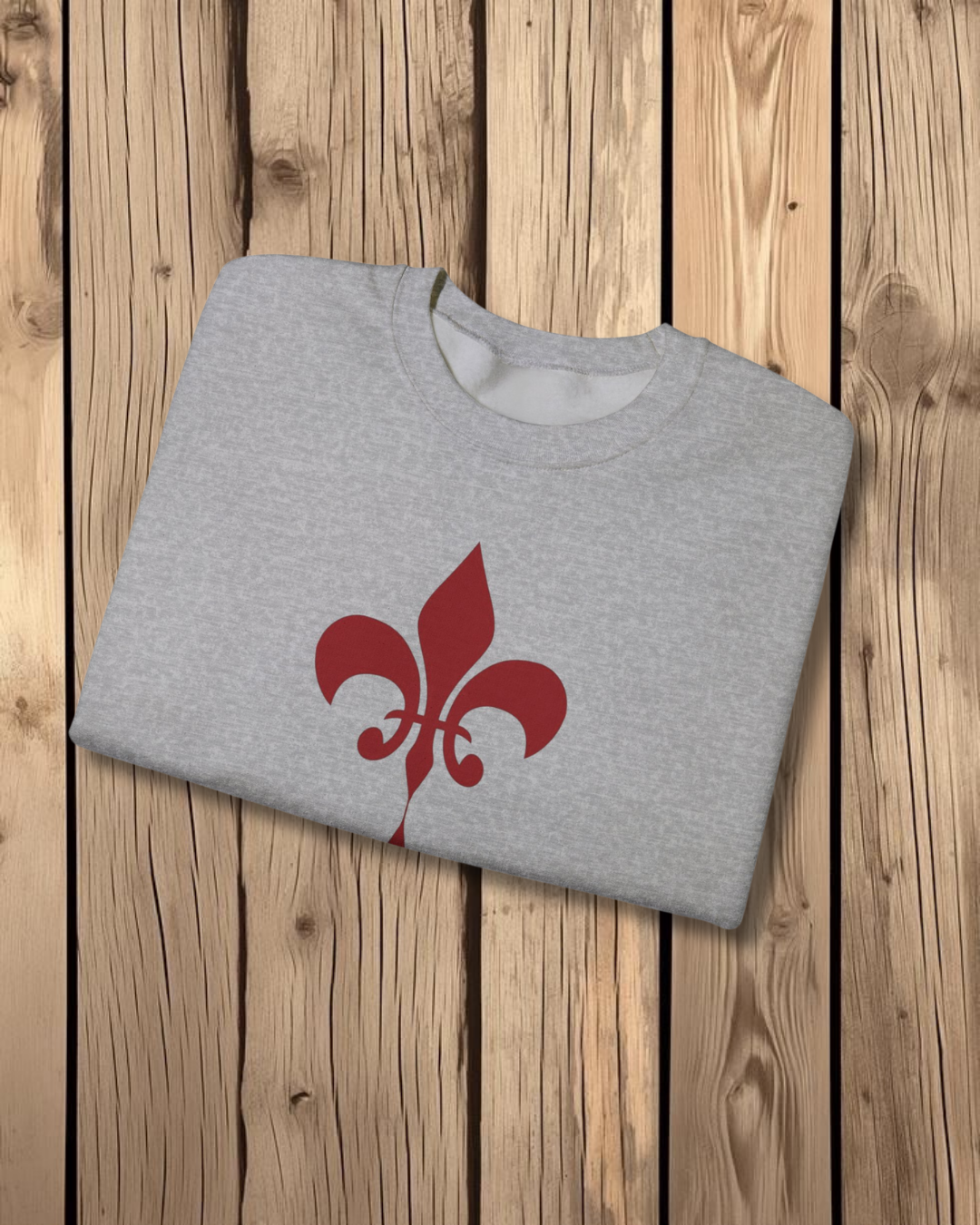 “Always & Forever” Fleur-de-Lis Crewneck Sweatshirt