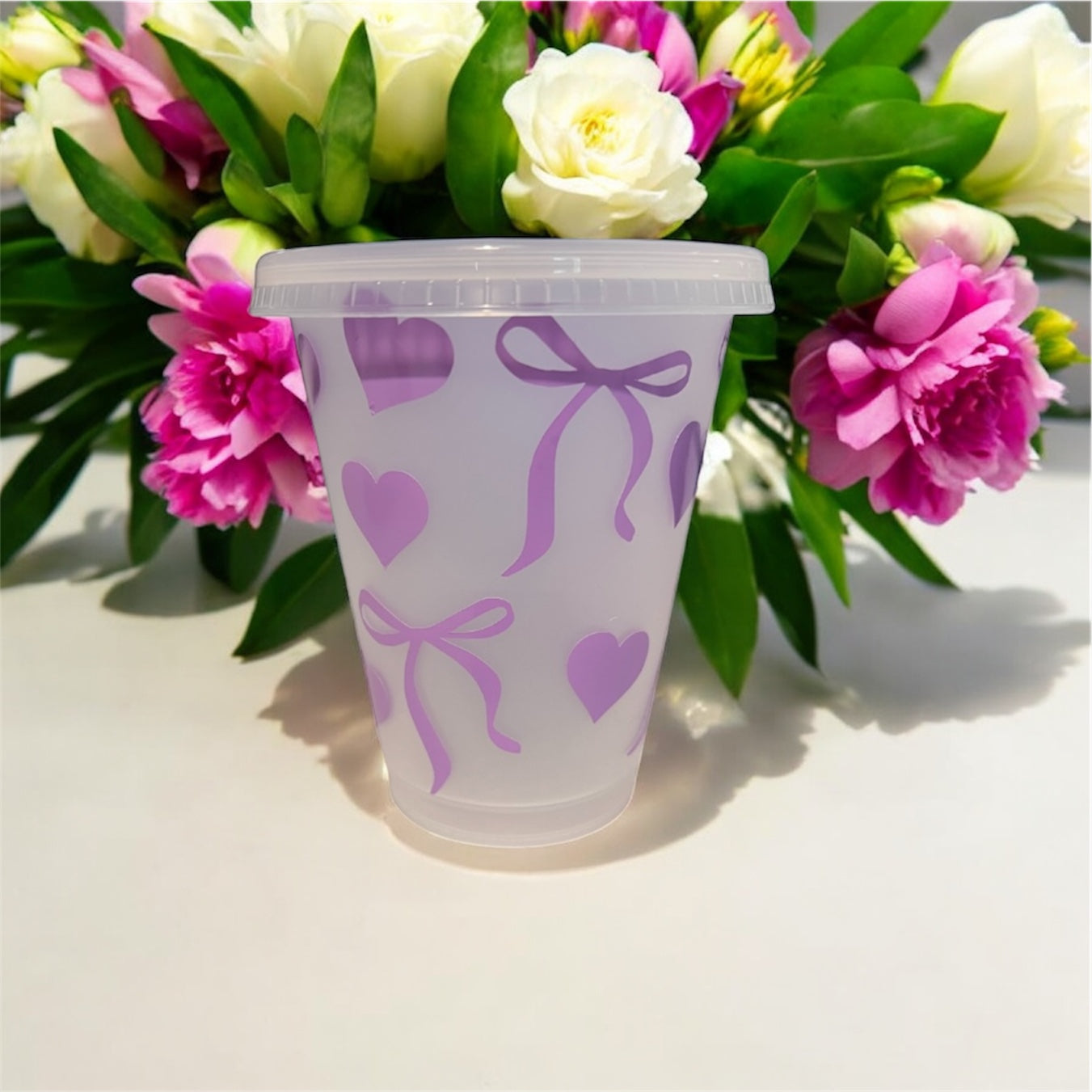 Hearts & Bows Cold Cup