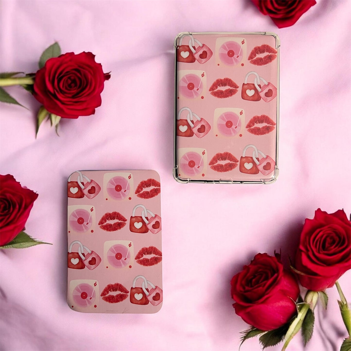 💖 Pink Love Pattern Kindle Insert