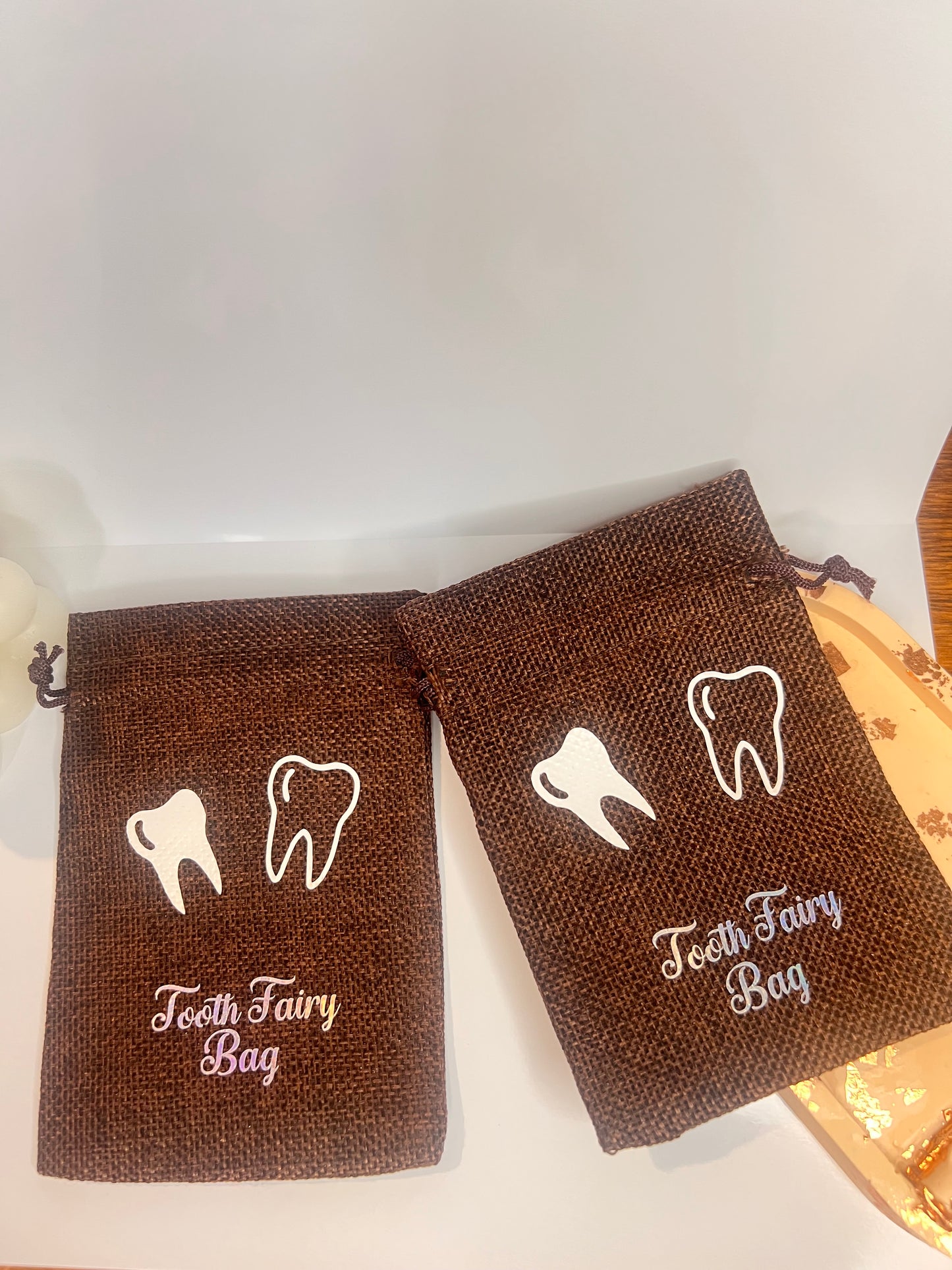 Kids tooth keepsake pouch – sweet children's tooth fairy gift for boys and girls | Crafted Prints UK