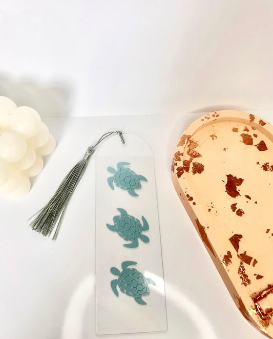Turtle acrylic bookmark