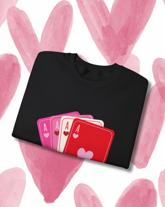 ace of hearts sweatshirt