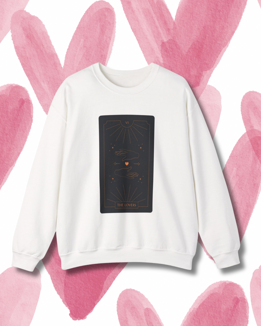 lovers tarot card sweatshirt