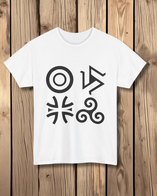 Minimal Symbol Graphic T-Shirt