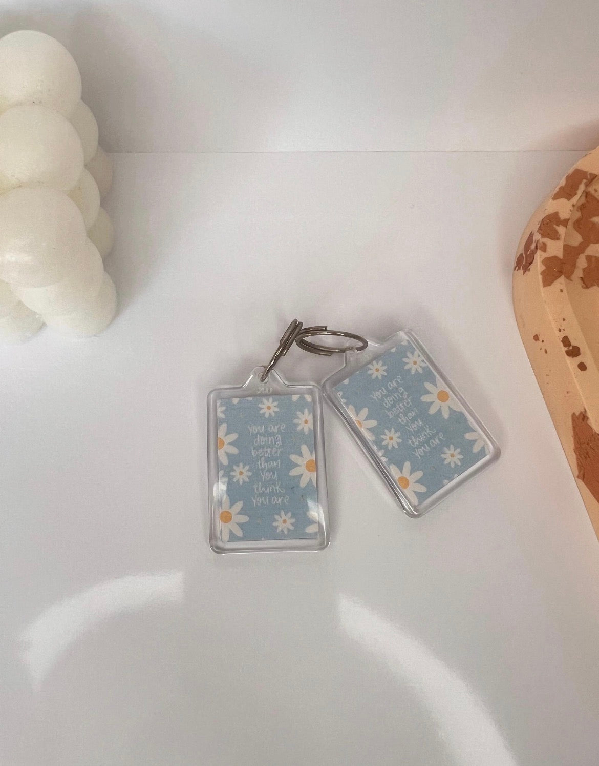 You Are Doing Better Acrylic Keyring