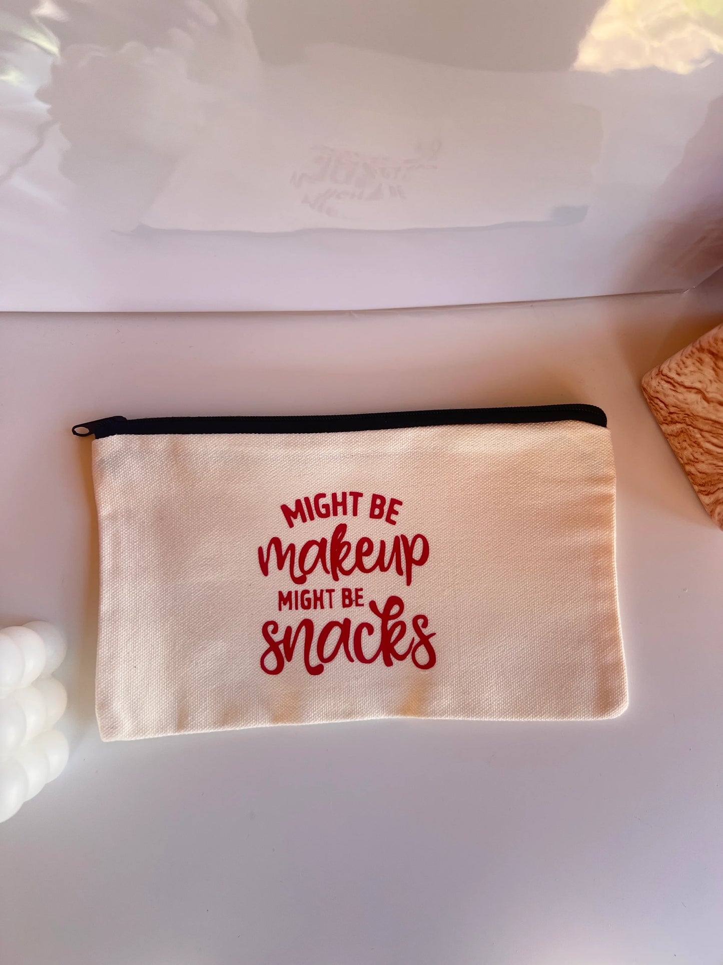 Might Be Makeup, Might Be Snacks Pouch